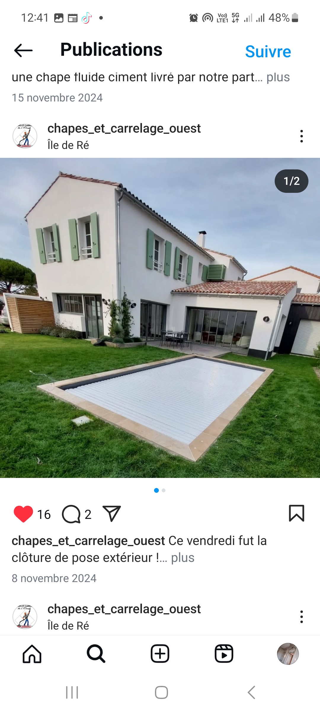 Villa avec piscine à l'Île de Ré